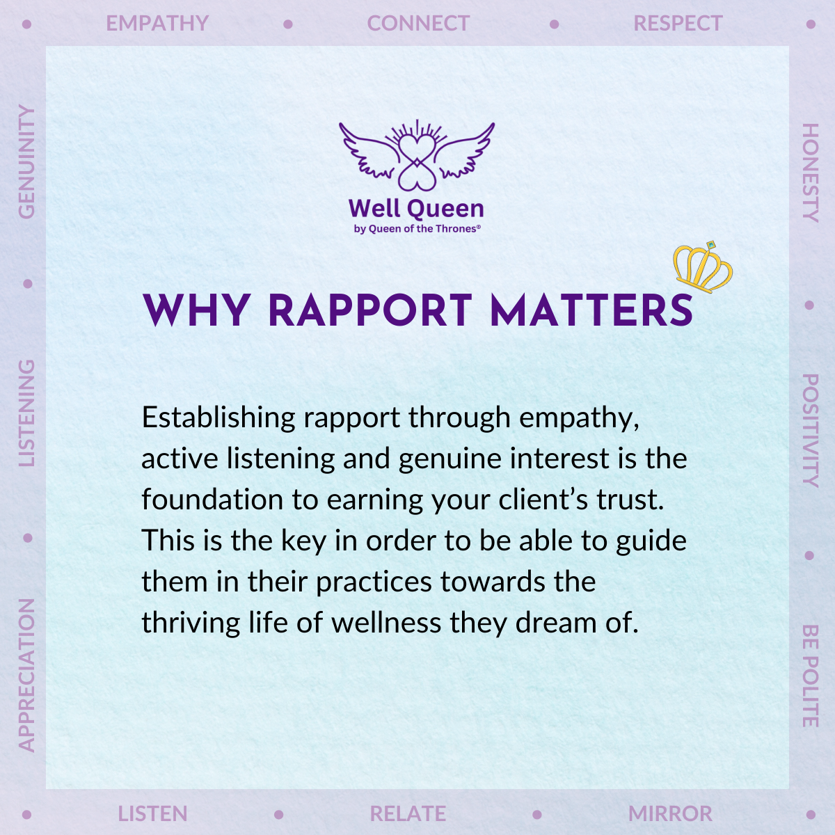 Why Rapport Matters